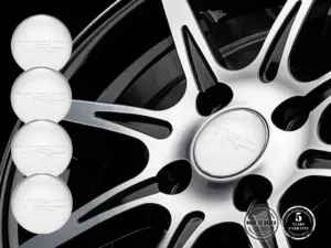 Toyota TRD Emblema Cupola Logo Adesivi Cerchio Alta Qualità
